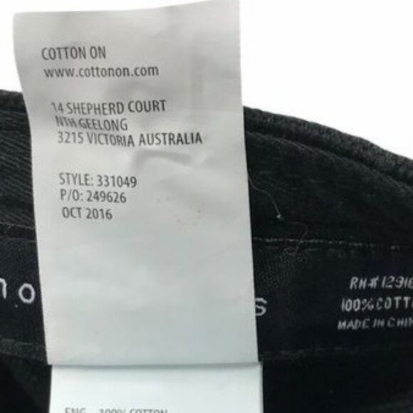 Among Equals Cotton On Blackcastle Snap Back Cap Hat Black Snapback Adjustable - Picture 9 of 10